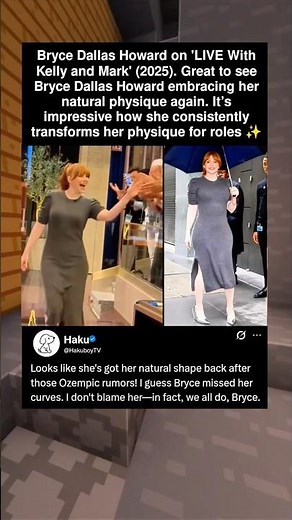 Bryce Dallas Howard’s Blessed Physique