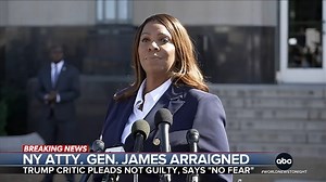 135K views · 3.4K reactions | New York AG Letitia James pleaded not guilty to one count of bank fraud and one count of making false statements to a financial institution after she was indicted earlier this month at President Trump's urging. Pierre Thomas reports. https://abcnews.link/Bo3ypNG | ABC World News Tonight with David Muir | Facebook