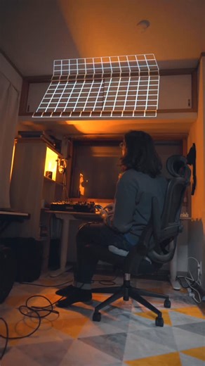 Lazy Lighting | Had to add some light to my dark office ☁️ Projection Mapping with just an iPhone and the Lazy Lighting app ⚡️ #projectionmapping... | Instagram