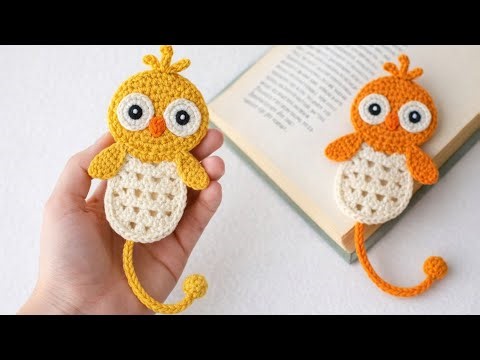 CROCHET for Beginners💯💕Easy Crochet Bookmark Tutorial ❤️How To Crochet Chick 🐥 Bookmark 😍