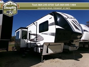 No Reserve Used 5th wheel toy hauler camper trailer RV 3 Slide no XLR Raptor L@K | eBay