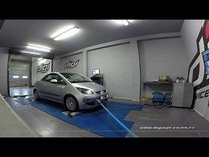 Mitsubishi Colt CZC 1.5 Turbo 150cv Reprogrammation Moteur @ 185cv Digiservices Paris 77 Dyno