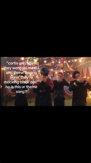 they were wearing them bc it’s a trend and for a yt vid, those “gang sings” were hearts and the hand sign for their debut song || #cortis #skz #weird #shutup #viral