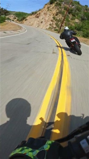 Chasing a fast Ducati Hypermotard