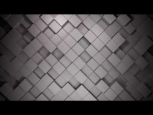 White boxes animation - black and white abstract background video - vj loop 4k