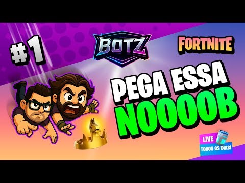 🔴 FORTNITE LIVE - SÓ NOOOOOB 🎮