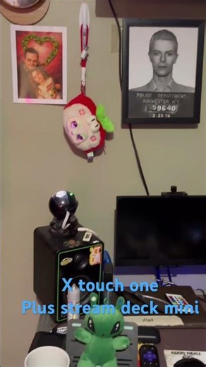 Home studio with Behringer x touch one plus stream deck mini #recording #streamdeck #behringer inger