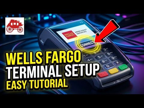 How to Install a Credit Card Terminal with Wells Fargo Merchant Services - Easy Tutorial