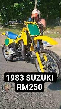 1983 SUZUKI RM250 DIAMOND! 💎