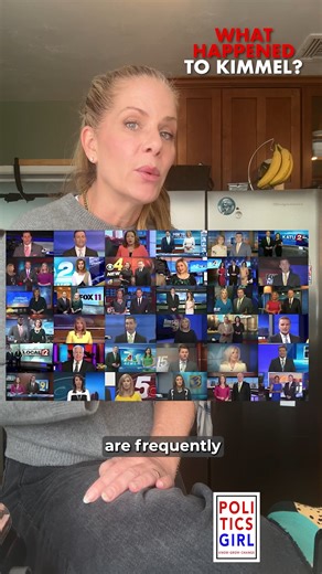 1.1M views · 59K reactions | Taking Kimmel off the air has nothing to do with HIM and everything to do with YOU. He’s losing his show, but you’re losing your rights. | Politics Girl | Facebook