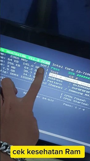 cara cek kesehatan ram, cara cek ram laptop dan pc.