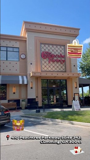 THE CHEESECAKE FACTORY IS OFFICIALLY OPEN AT THE COLLECTION AT FORSYTH! 🎉🍰✨