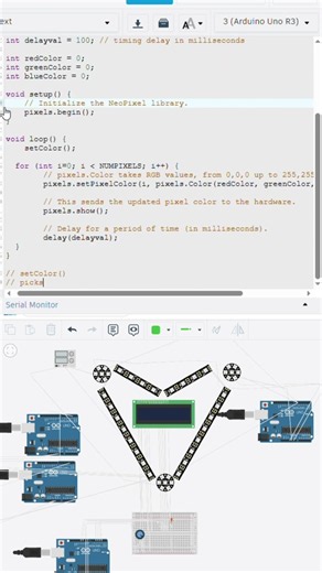 🌹 Arduino Said "Roses Are Red" 💙 #arduino #diy #engineering