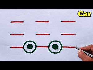 How to Draw a Sports Car Step by Step | Art Tutorial