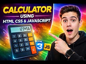Let's Build an Exciting Calculator using HTML, CSS & JavaScript