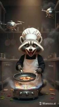 He Just Wanted to Cook… But His Gadgets Had Other Plans 😅🔥 #cuteanimals #shorts