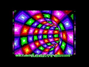 [REAL HW] Amstrad CPC demo: OVERFLOW'S BACKTRO (2001 Logon System)
