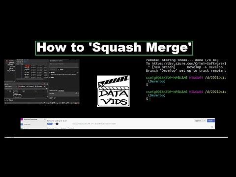 Squash Merge: Using Command line, DevOps, or Visual Studio