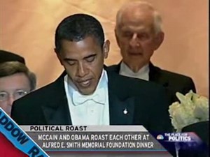 Obama Speaks at the Al Smith Dinner