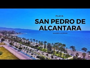 San Pedro de Alcantara Beach | Drone video