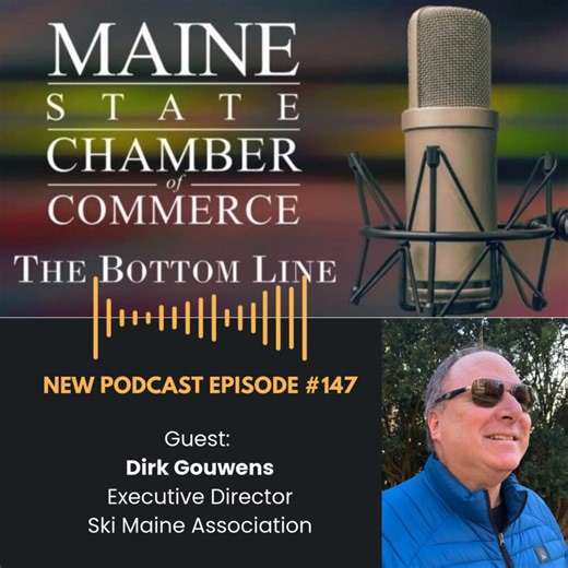 🎙️ “We’re seeing these high-speed lifts really become more of the standard... spend less time sitting in a chairlift and more time out on the hill actually skiing and snowboarding.” In this clip from The Bottom Line, Dirk Gouwens of the Ski Maine Association highlights how modern lift and snowmaking technology are transforming the skiing experience — helping resorts stay competitive while giving skiers more time where it counts: on the slopes. 🔊 Hear the full episode: https://www.mainechamber.