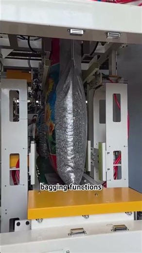 Fully Automatic 10-50kg Bagging Machine for Rice, Wheat & Grains! 🌾⚖️