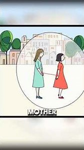 She wasn’t her real mom… but love made her one 🥺 #shorts #animation