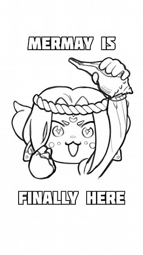 Thea on Instagram: "Mermay is here! And so is the Mermay Curse...Your character was turned into a merfolk, and now if you don't want them to become a fish, of course, you must draw them in their merfolk form!...Are you ready to tackle this art challenge? #mermaycurse #artchallenge #drawingchallenge #mermay2025 #mermay #2danimation"