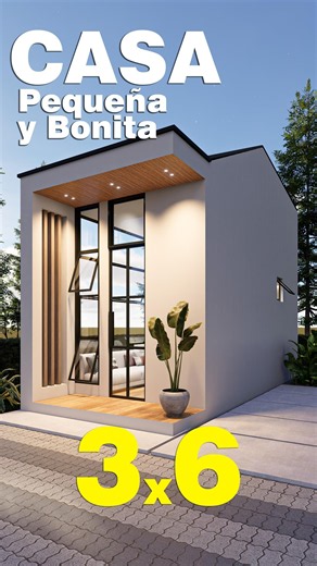 3x6 Meter, Small and Beautiful House #smallhouses