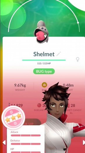 Shelmet / Karrablast Full Evolve In 100IV #pokemongo