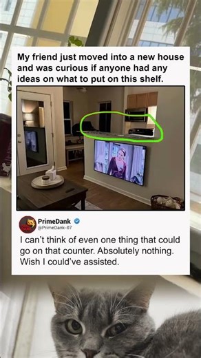 My shelf just gave up on life and I’m not okay 😭😂 #meme #funnyvideo