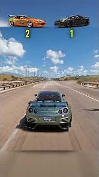 Toyota Supra MK4 vs Nissan GTR R35 #1