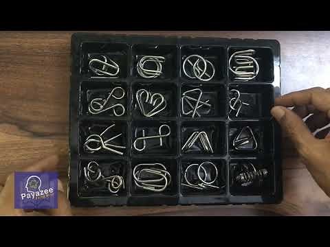 unboxing: Metal Wire Puzzle IQ Buster | All Puzzle solutions