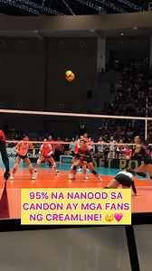 I think 100% fans ng Creamline! 😂🩷 | CCS Pink Nation