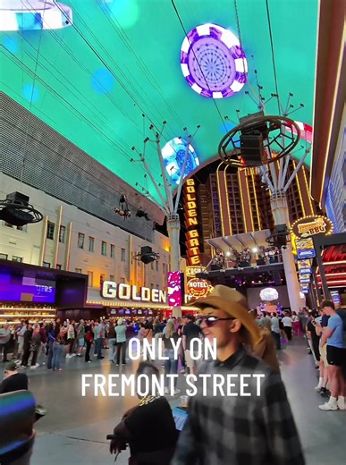 Only on Fremont Street. #fremontstreet #lasvegas #downtownvegas #vegasnight #vegaslife