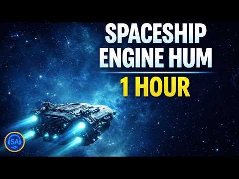 🚀 Spaceship Engine Ambience – Sci-Fi Spacecraft Hum for Sleep, Focus & Relaxation (1 Hour)
