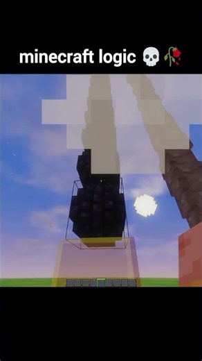 Minecraft Logic Moment 💀🥀