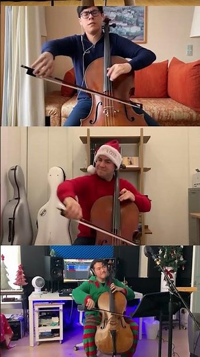 An INCREDIBLE Christmas Cello Choir! @jacobcollier #shorts