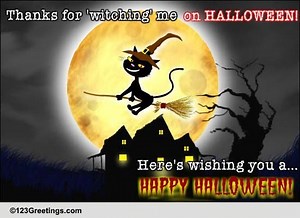 Halloween Thanks & Wishes!