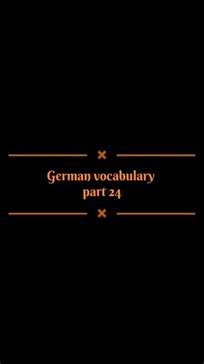 German vocabulary | German Practice | Learn German | German for beginners | Free German Course