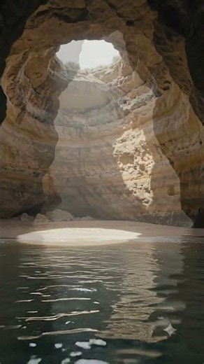 There's a Secret Beach Inside This Cave 🕳️