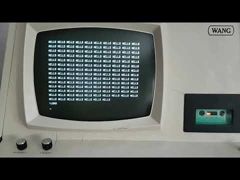 Wang 2200 basic computer from 1975
