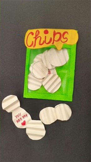 Chips craft ideas | Paper craft #chips #papercraft #trending #support