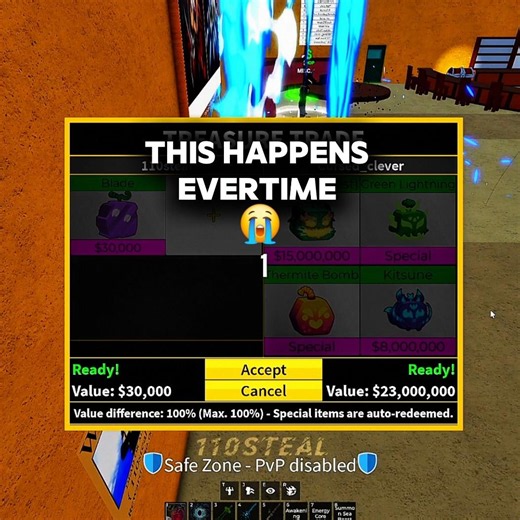 This Happens everytime 😭 || #bloxfruits #110steal #viral
