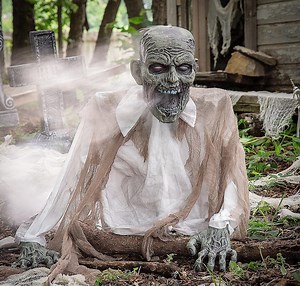 25% Off, Free Shipping! Halloween 2' Animated Gaseous Zombie Groundbreaker Decoration Prop Haunted House NEW Unopened Box New, Top Seller! - Etsy