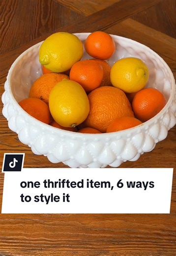 Welcome to my new series: One thrifted item, multiple ways to style it, where I show you creative, inexpensive ways to use common thrift store items. today we are starting with glass lampshades, which I see all the time at thrift and antique stores. Here are six unique ways to style/use them. let me know which way is your favorite, as well as what item you think I should do next. #t#thrifthaulst#thriftedfindst#thriftflipst#thriftedvstyled