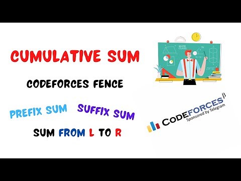 Codeforces Fence 💡 | حل Cumulative Sum بأقوى طريقة 🚀 باستخدام C++ ✅ (شرح احترافي)
