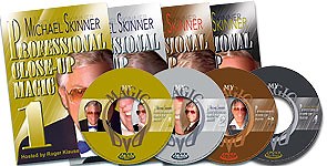 Michael Skinner's Professional Close-Up Magic 1-4 (4 DVD's)
