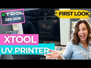 First Look: xTool UV Printer at CES 2026! See It Printing +Release Date Details