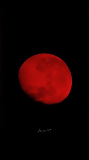 Using a red color filter on the moon through a telescope. #astronomyphotography Astro-MT